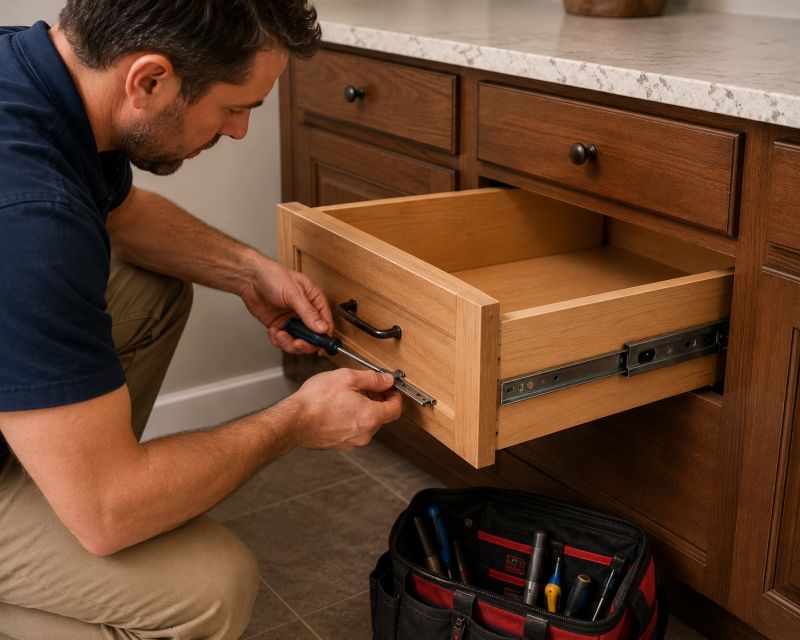 Cabinet Drawer Remodeling in Terre Haute, IN