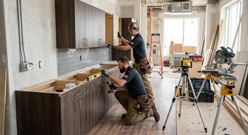 Wood Cabinet Installation in Muncie, IN
